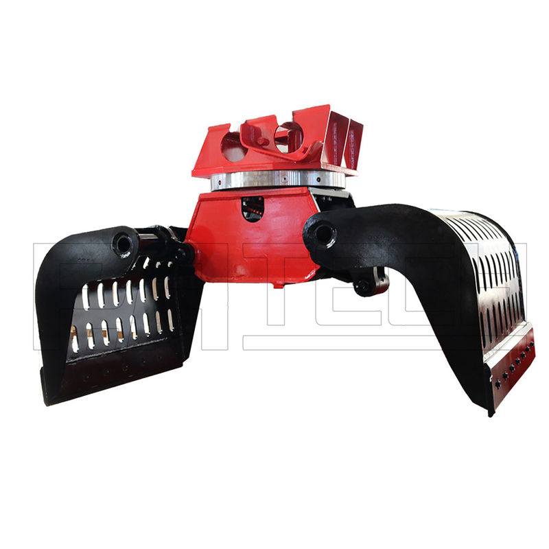 Excavator Attachments Rotating Sorting Grapple Handle Various Types of Materials