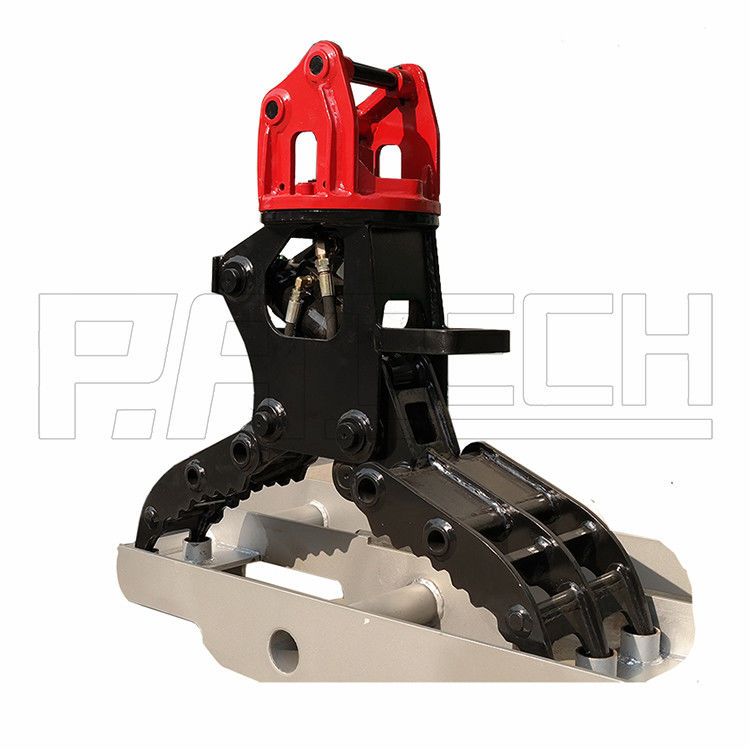 Durable Hydraulic Grapple, Backhoe Log Grapple for Wood and Stone Transportation