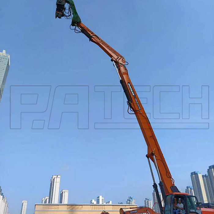 Two Sections Q345B Volvo XCMG CAT Excavator Long Boom
