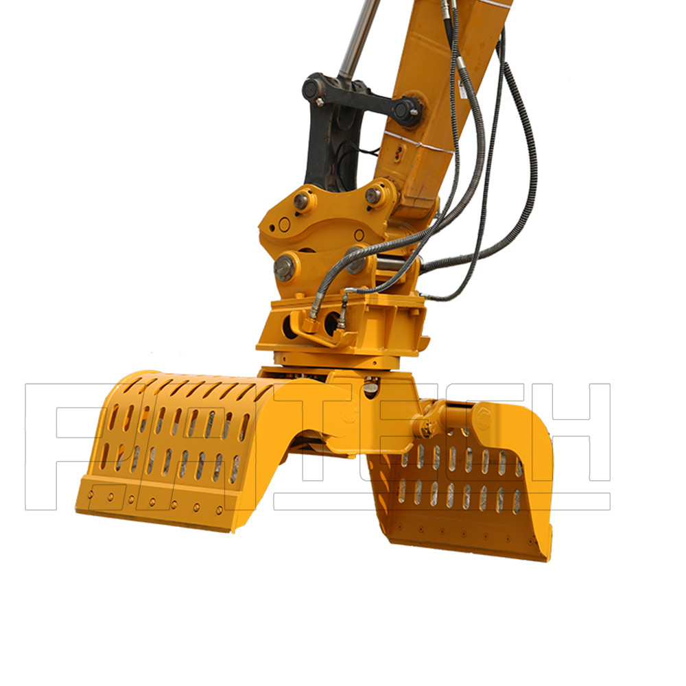 Hydraulic Selector Grab, Excavator Rotating Grab Used For Grabbing Operations