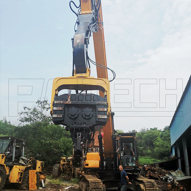 2800rpm Foundation Vibratory Pile Driver For Excavator
