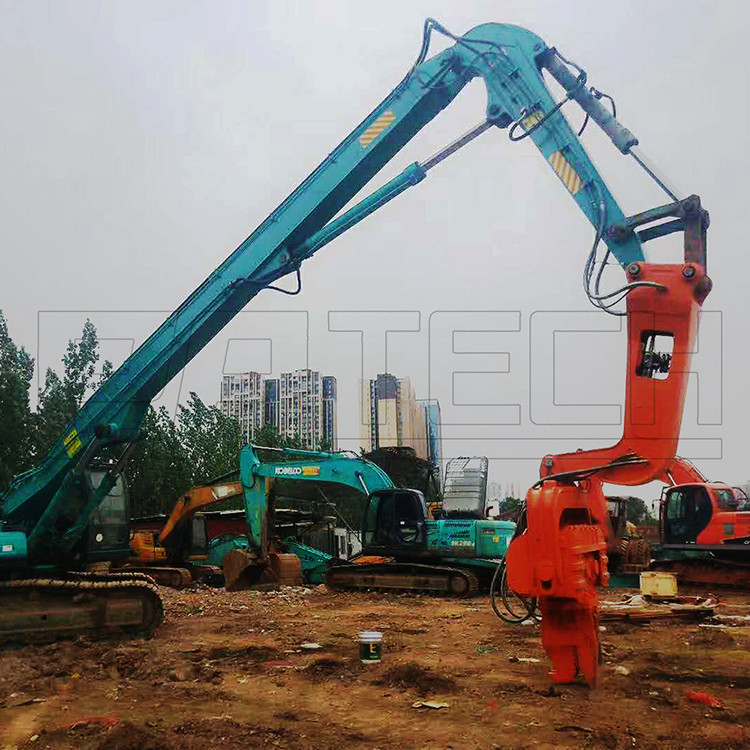 CE Hydraulic 790KN 65ton Excavator Pile Driver