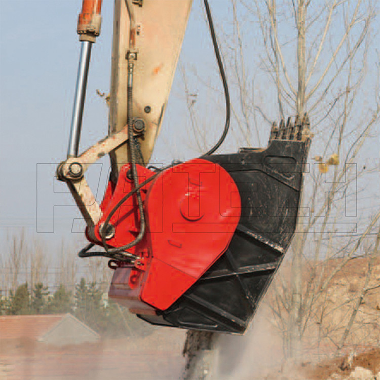 SANY 50T 170L/Min Excavators Attachments Concrete Crusher Bucket