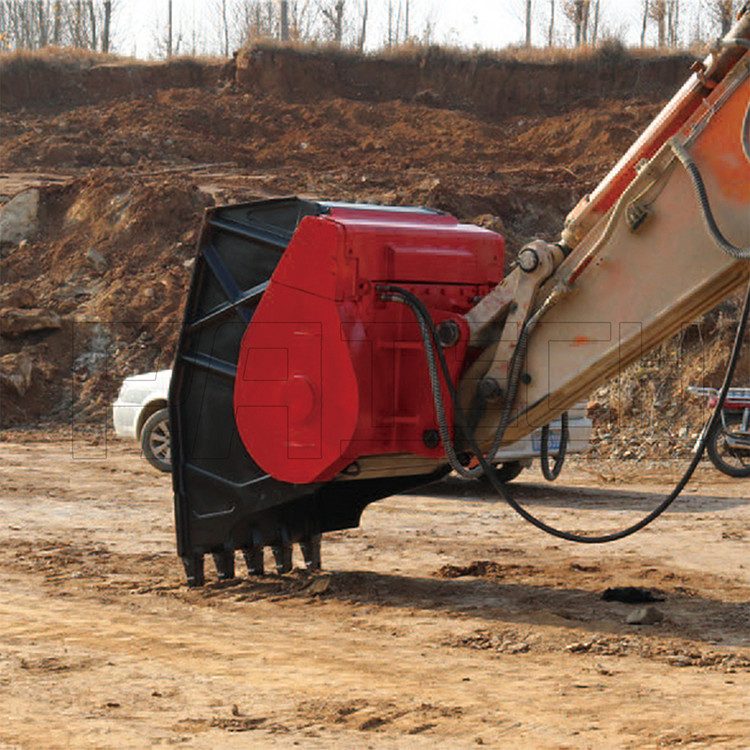 W1350mm VOLVO Excavator Screening Bucket , 50T Demolition Bucket