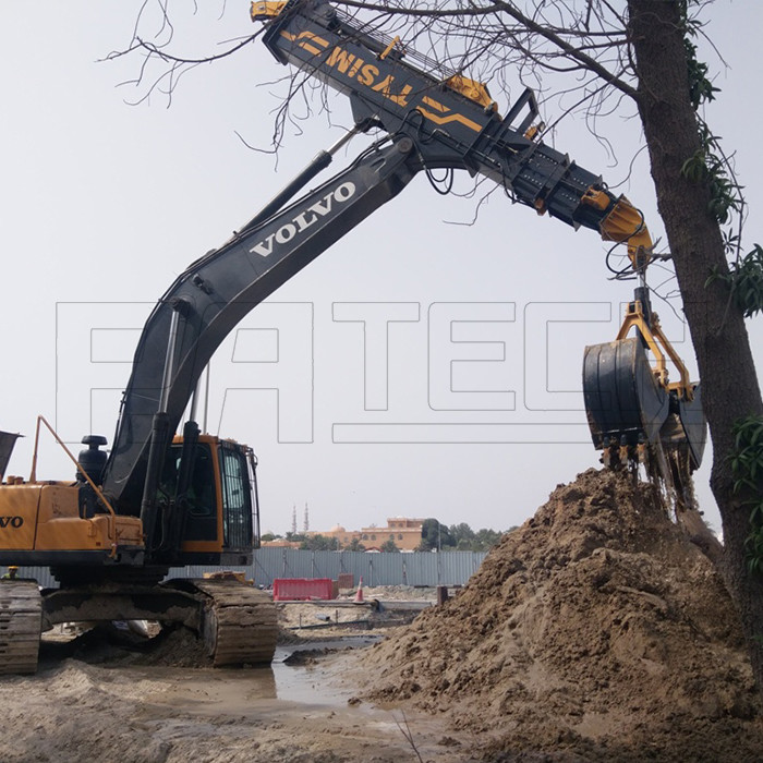 Excavator Clamshell Telescopic Long Boom Arm Easy Operation High Work Efficiency