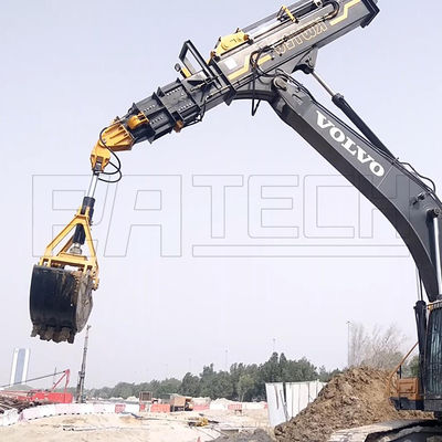 Hall Effect Technology Clamshell Telescopic Arm Teledipper Excavator ...